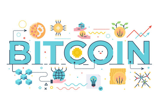 Bitcoin word lettering