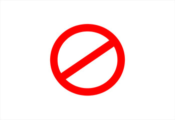No sign vector, Prohibited sign vector