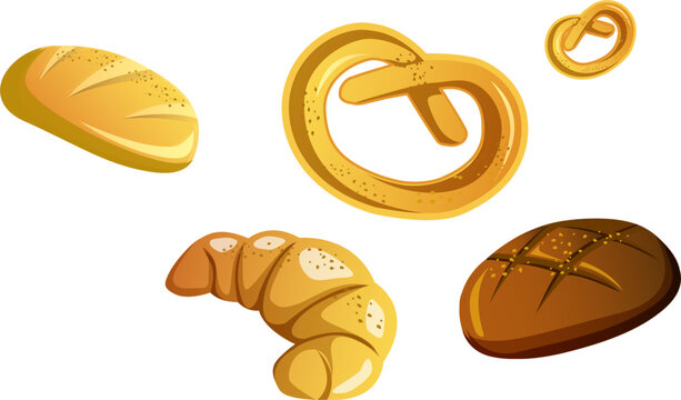 set of bread