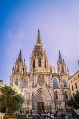 Fototapeta premium Cathedral of Barcelona
