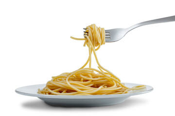 Spaghetti on a fork