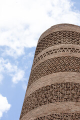 The Burana Tower, and ancient watchtower or minaret in Kyrgyzstan.