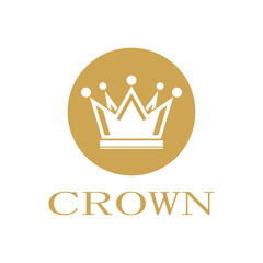  Crown logo designs vector illustration design