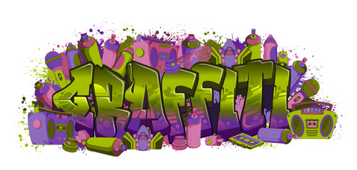 A Cool Genuine Wildstyle Graffiti Name Design - Graffiti