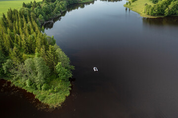 Fishing weekend in the summer