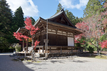 秋の神護寺　五大堂　京都市右京区高雄