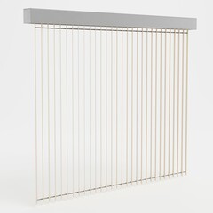 Realistic 3D Render of Office Blinds