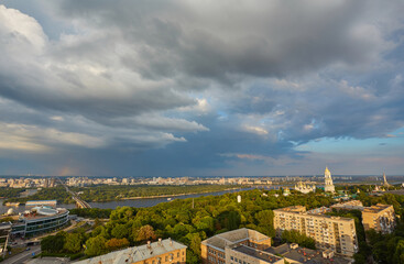 View of Kiev Pechersk Lavra, the orthodox monastery included in the UNESCO world heritage list. Ukraine