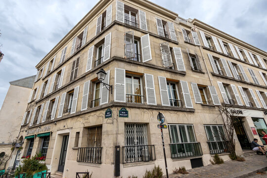 Museum Dali on Rue Poulbot in Montmartre, Paris, France 