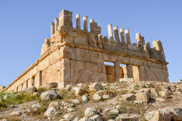 Fototapeta na wymiar Qasr al-Abd ruins in the Amman, Jordan