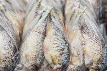 fish for sale in the market
