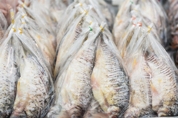 fish for sale in the market