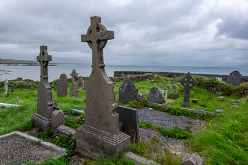 Friedhof bei Ballinskelligs Abbey
