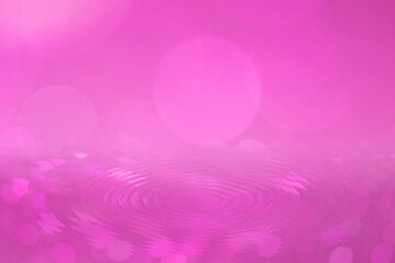 Pink rose, pink bokeh, circle abstract light background, Pink rose shining lights, sparkling glittering Valentines day
