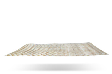  Bamboo weaving pattern, woven rattan mat texture for background and design art work.