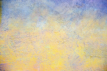 Detailed texture of the painted wall in close-up. Abstract background.