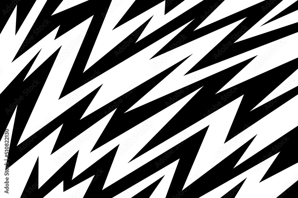 Wall mural abstract background with various zigzag and arrow pattern