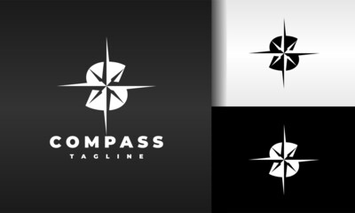 letter S compass logo