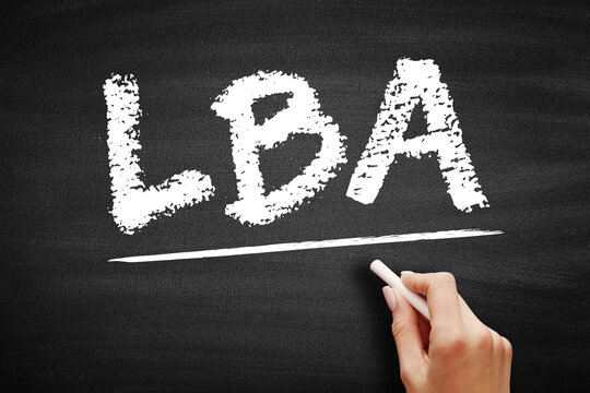 LBA - Logical Block Addressing is a common scheme used for specifying the location of blocks of data stored on computer storage devices, acronym text on blackboard