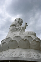 Great statue of the Goddess of Mercy Representative of the Goddess of Mercy at Chiang Rai, Thailand