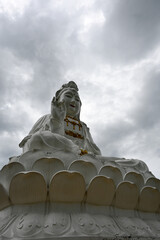 Great statue of the Goddess of Mercy Representative of the Goddess of Mercy at Chiang Rai, Thailand