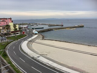 Scenery of Sunset Beach on Himakajima Island