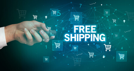 male hand holding wireless peripheral