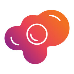 Obraz premium Egg White Icon