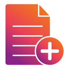 Obraz premium Add File Icon