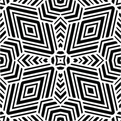 Abstract background with black and white pattern. Unique geometric vector swatch. Perfect for site backdrop, wrapping paper, wallpaper, textile and surface design. 