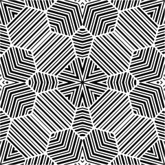 Abstract background with black and white pattern. Unique geometric vector swatch. Perfect for site backdrop, wrapping paper, wallpaper, textile and surface design. 