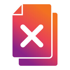 Obraz premium Denied Icon