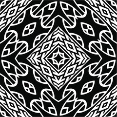 Abstract background with black and white pattern. Unique geometric vector swatch. Perfect for site backdrop, wrapping paper, wallpaper, textile and surface design. 