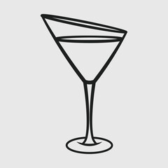 Martini Glass Outline SVG Bundle Cut File, Wine Glass Svg, Glass Svg, , Alcoho Glass Svg, Whiskey Glass Svg, Party Svg,