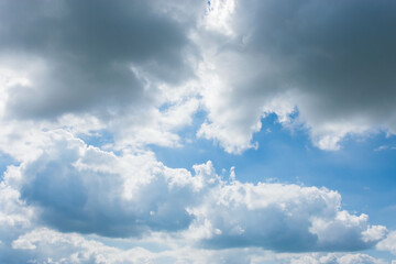 Naklejka na ściany i meble Sky blue background. Sky cloud clear