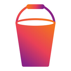 Obraz premium Bucket Icon