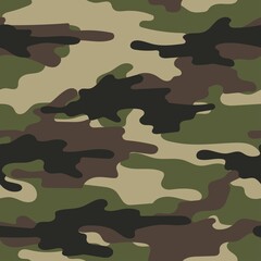 army camouflage. vector print for clothes or print. seamless pattern