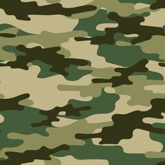 green military camouflage. seamless print on clothing or print