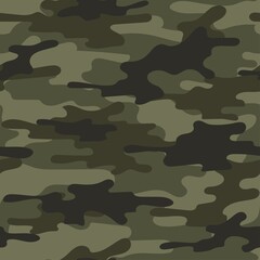 Fototapeta premium army vector camouflage print, seamless pattern for clothing headband or print.
