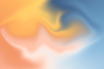 Soft blue yellow gradient.  Design of presentations, printing, business cards, website