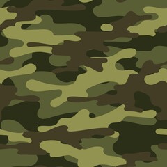 army camouflage. vector print for clothes or print. seamless pattern	