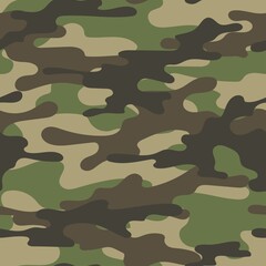 military camouflage. vector print for clothes or print. seamless pattern