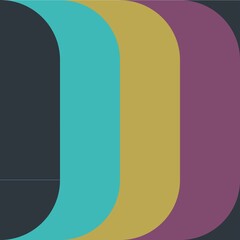 Fototapeta premium Geometry minimalistic art poster with simple shape and figure. Abstract vector design template in scandinavian style for web banner, business presentation, corporate identity, fabric print, wallpaper