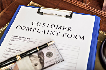 Form Complaint: Tax Return Preparer. focus on the main text.