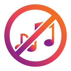 No Music Icon