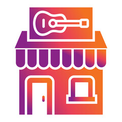Fototapeta premium Music Store Icon