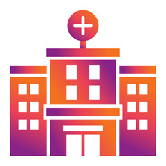 Obraz premium Hospital Icon