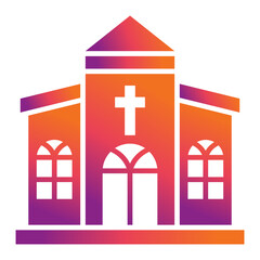 Obraz premium Church Icon