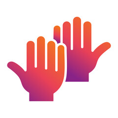 Obraz premium Hi 5 Icon