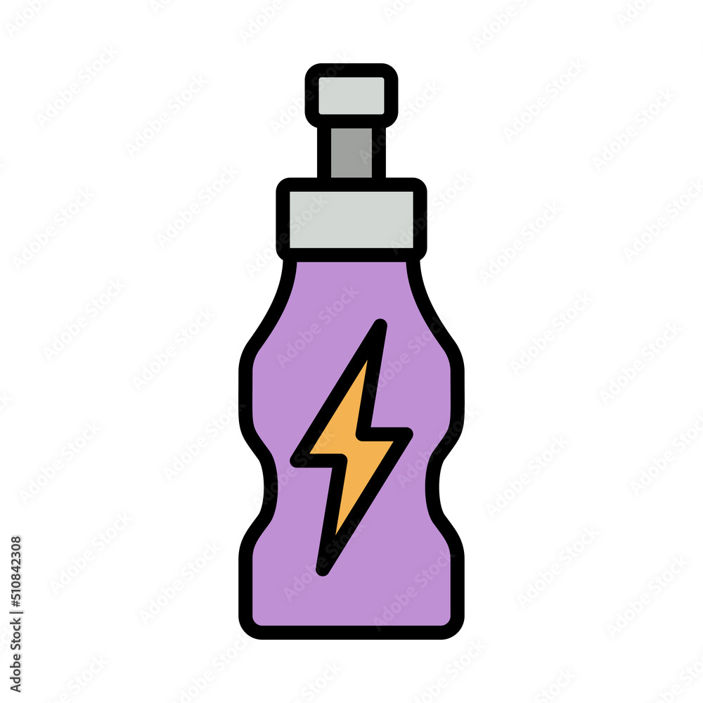 Canvas Prints icon of energy drinks bottle